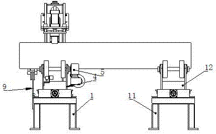 一種自動(dòng)壓緊式滾輪架的制作方法與工藝